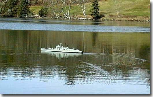 USS Canberra model