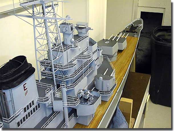 USS Canberra model