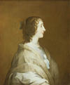 Queen Henrietta Maria who completed the Queen's House at Greenwich in 1635.