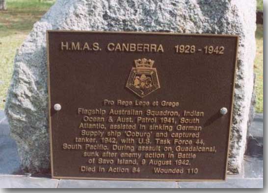 Canberra Memorial, Vilu, Solomon Islands