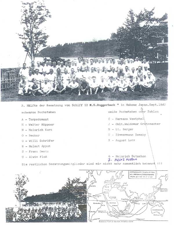 Doggerbank crew in Japan Sep 1942