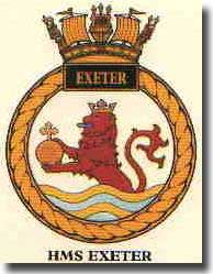 Crest of HMS Exeter