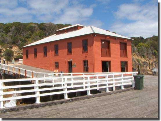 The Tathra wharf from where Bega had sailed the night before she sank.