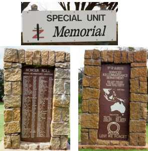Z Special Unit Memorial, Garden Island, WA