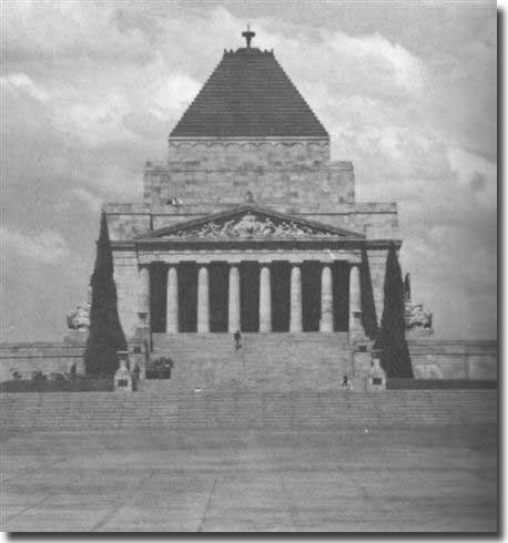 Shrine of Remembrance, City of Melbourne