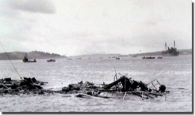 HMAS Kuttabul after attack