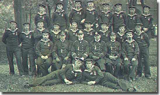 Crew of U9, decorated with the Iron Cross 