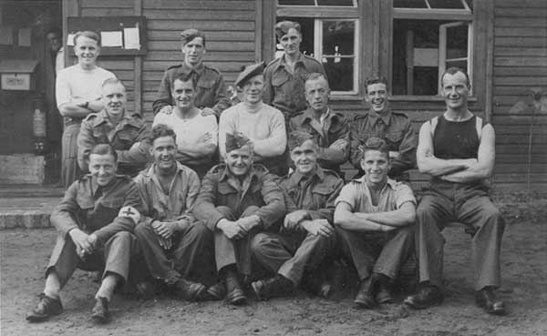 Voltaire prisoners- James McFarlane from Dundee centre row, 3rd from left