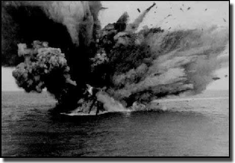  Battleship on One Of The Most Dramatic Ever Taken Of The War At Sea