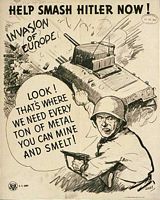 Help smash Hitler. 1943. US Army/ US War Department Bureau of Public Relations.
