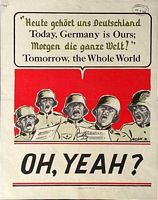 Today Germany is ours, tomorrow the World...Oh Yeah! 1942. US War Department Adjutant General's Office.