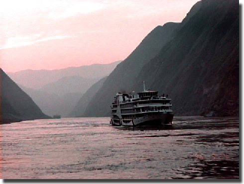 A view of the Yangtze River