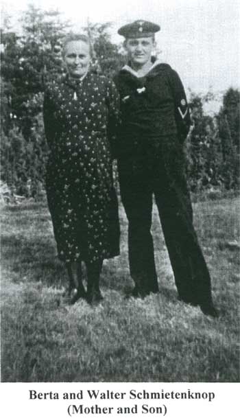 Berta and Walter Schmietenknop mother and son