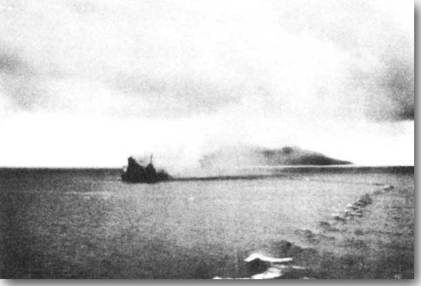 Canberra sinking