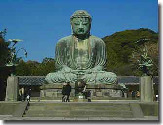 The great Buddha statue at Kamakura