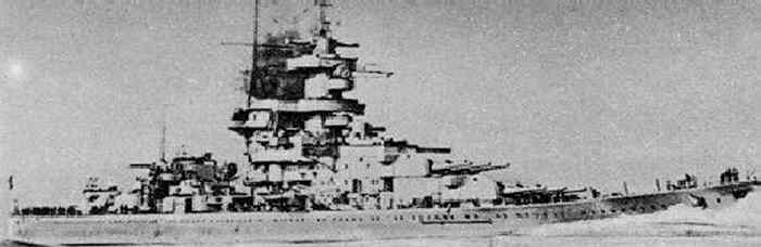 The Scharnhorst at speed...