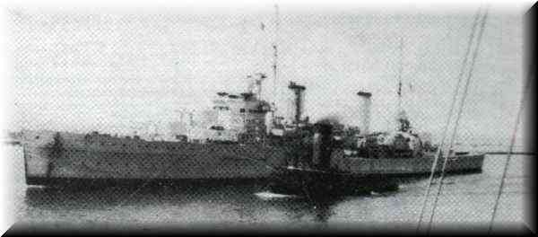 H.M.A.S. Sydney - At Fremantle in late 1941 - One of the last photographs of H.M.A.S Sydney 